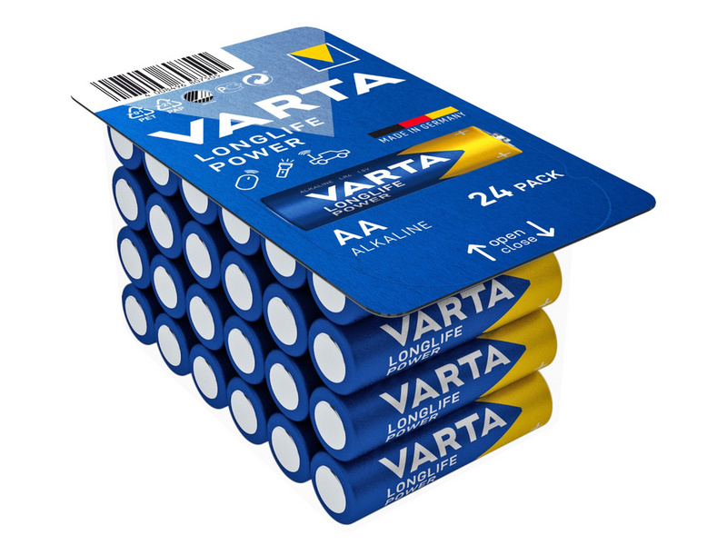 VARTA AA Alkaline 24-Pack