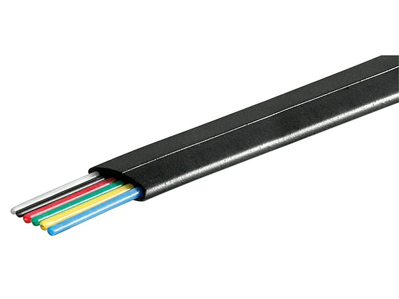 Pro Telephone flat cables 6-core 100 m reel AWG 28.