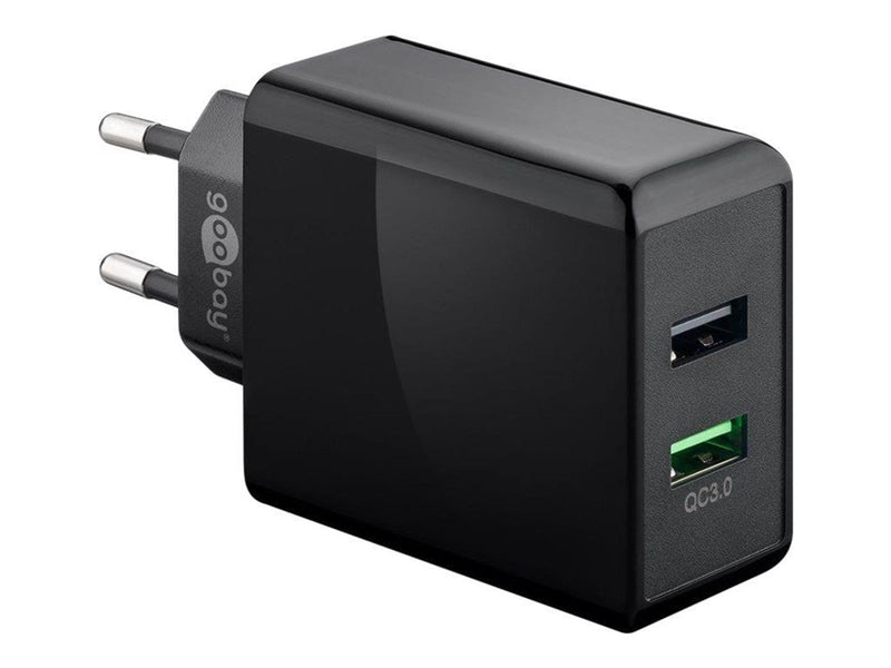 Pro Dual-USB quick charger USB/QC3.0 (28W)
