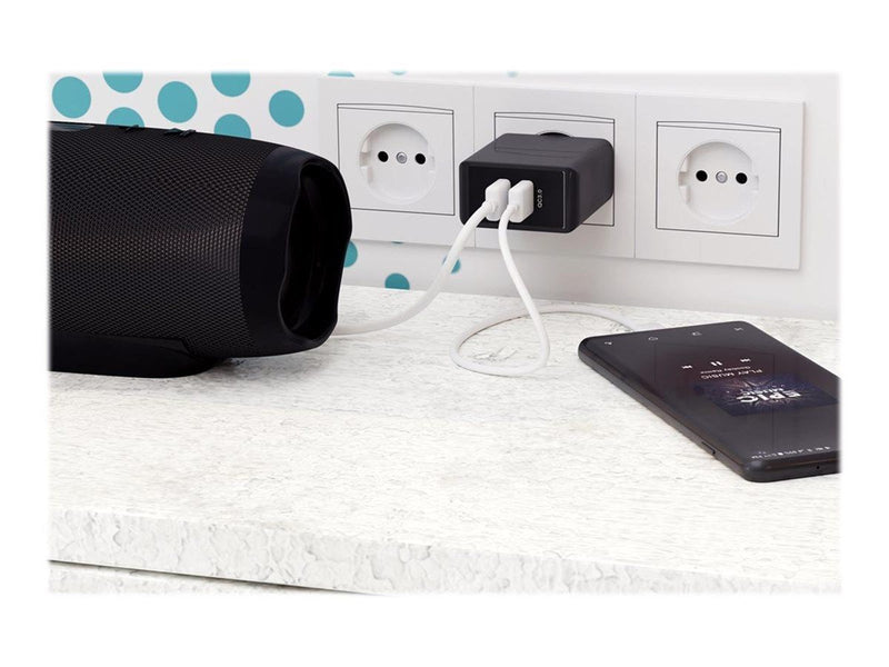 Pro Dual-USB quick charger USB/QC3.0 (28W)
