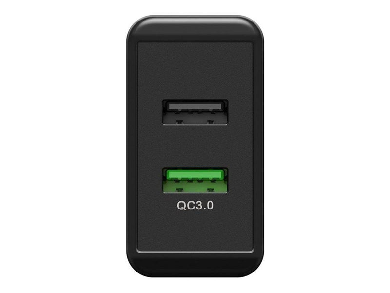 Pro Dual-USB quick charger USB/QC3.0 (28W)