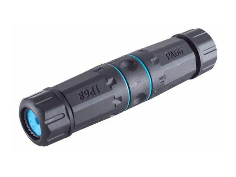 Pro Outdoor (IP68) LAN cable connector CAT 6 shielded - Schwarz