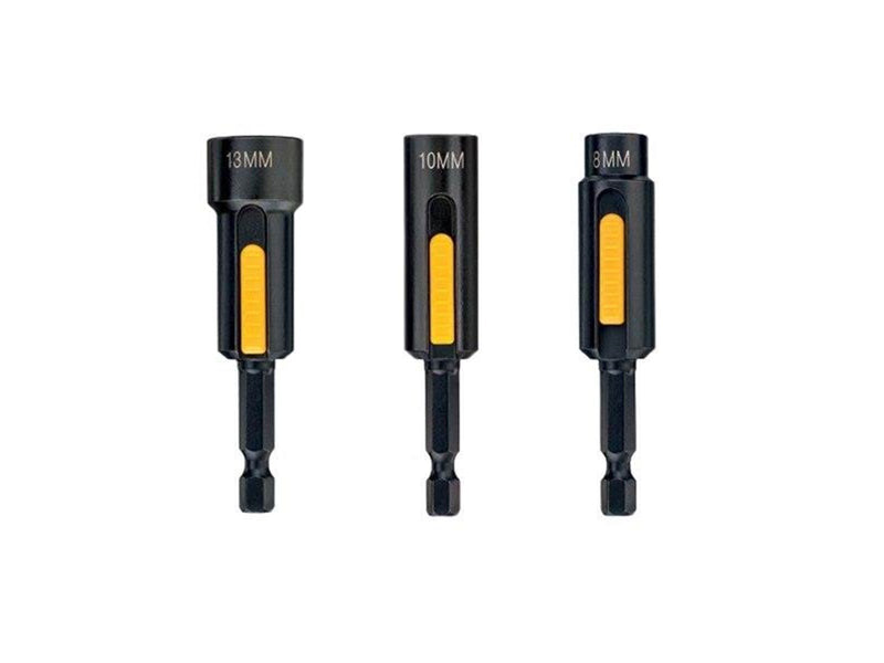 Dewalt 3 Pack Cleanable Hexagonal Magnetic Nut/Socket Driver 8/10/13mm