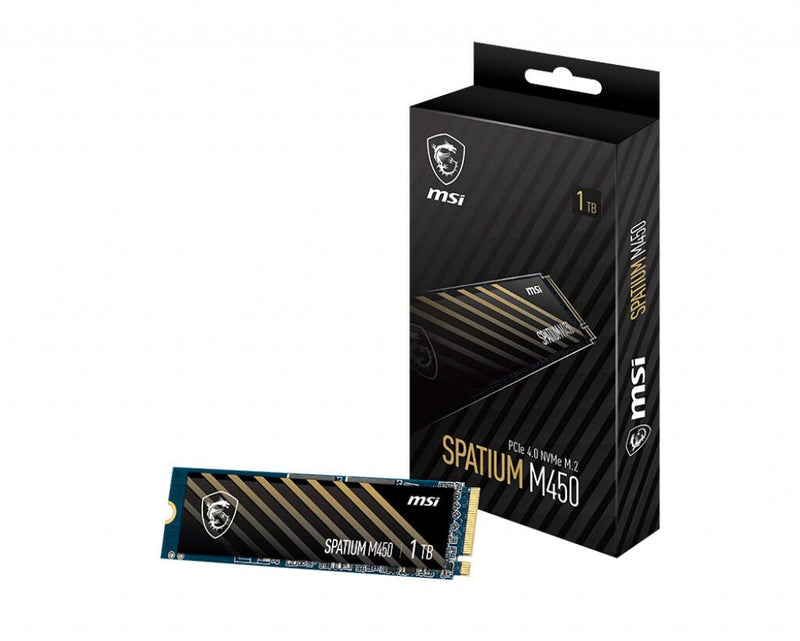 MSI SPATIUM M450 M.2 SSD intern 1 TB