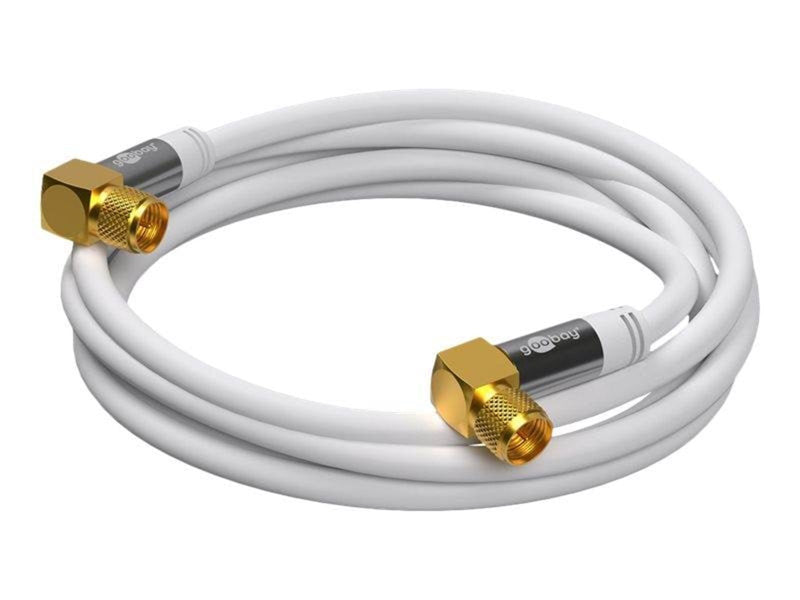 Pro SAT antenna cable (135 dB) 4x shielded 1m