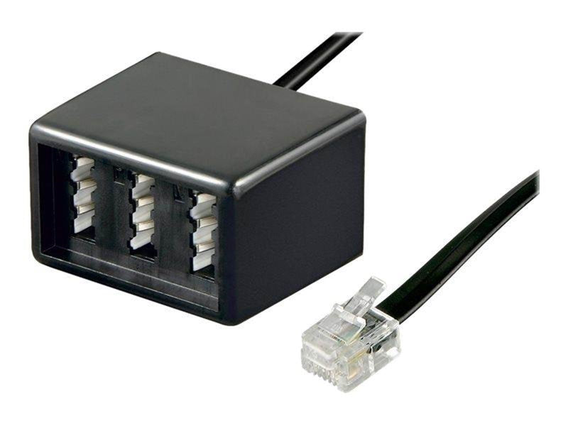 Pro TAE adapter - Schwarz - 0.2 meter