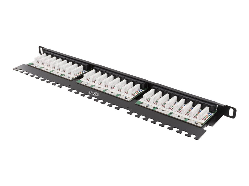 Deltaco UTP Patchpanel 24xRJ45 Cat6 Krone-termin