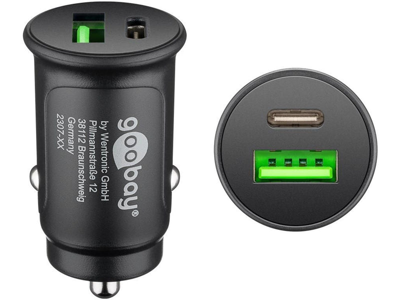 Pro Dual-USB Auto Fast Charger USB-C™ PD (Power Delivery)