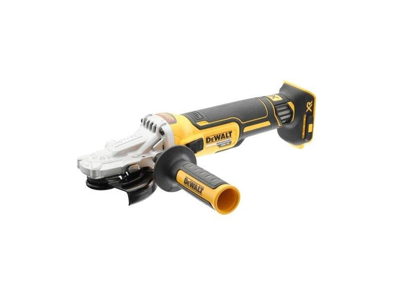 Dewalt 18V XR Brushless 125mm Flat Head Angle Grinder - Bare Unit