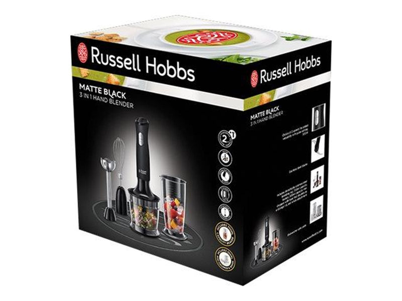 Russell Hobbs Stabmixer 3in1 Matte Black 24702-56 - 500 W
