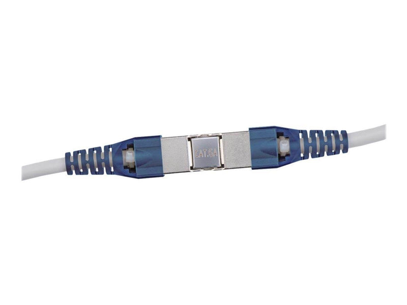 Pro toolless cable connector CAT 6A STP shielded - Silber