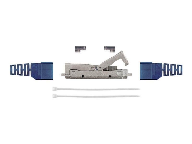 Pro toolless cable connector CAT 6A STP shielded - Silber