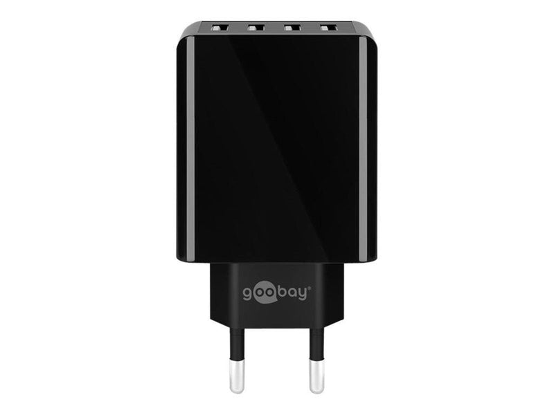 Pro 4-way USB charger (30W) black