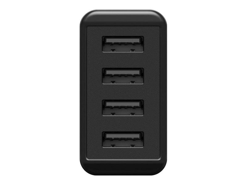 Pro 4-way USB charger (30W) black
