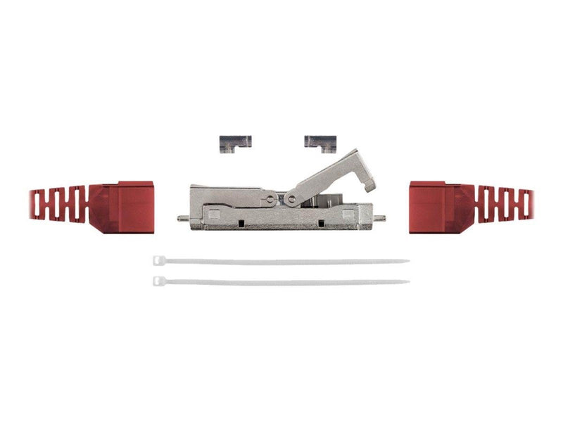 Pro Toolless cable connector CAT 6 STP shielded - Rot