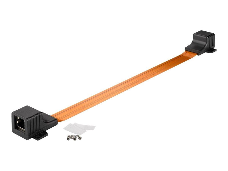 Pro Ultra-slim RJ45 LAN window feed-through 0.25 m