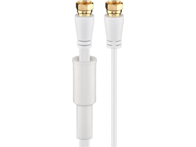 Pro Flat SAT antenna cable (80 dB) 2x shielded weatherproof 7.5m