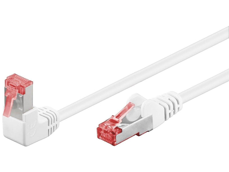 Pro LAN CAT 6 S/FTP - 90°angled - Weiß - 5 meter