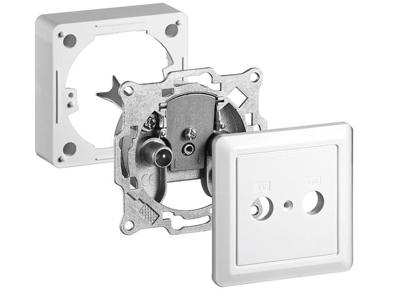 Pro 2-way antenna end wall socket Kit