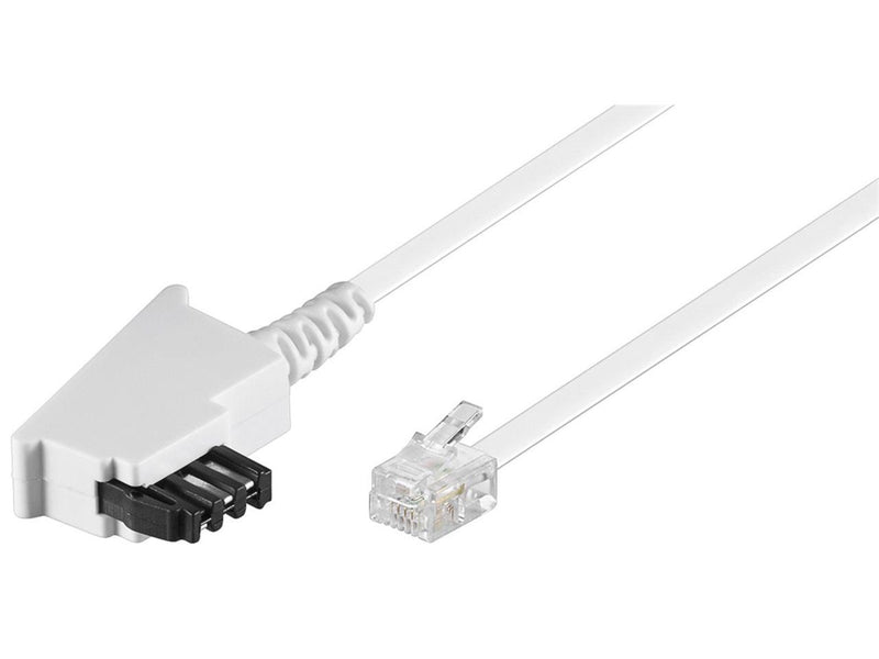 Pro TAE-F cable (universal Pin Out) white - Weiß - 6 meter