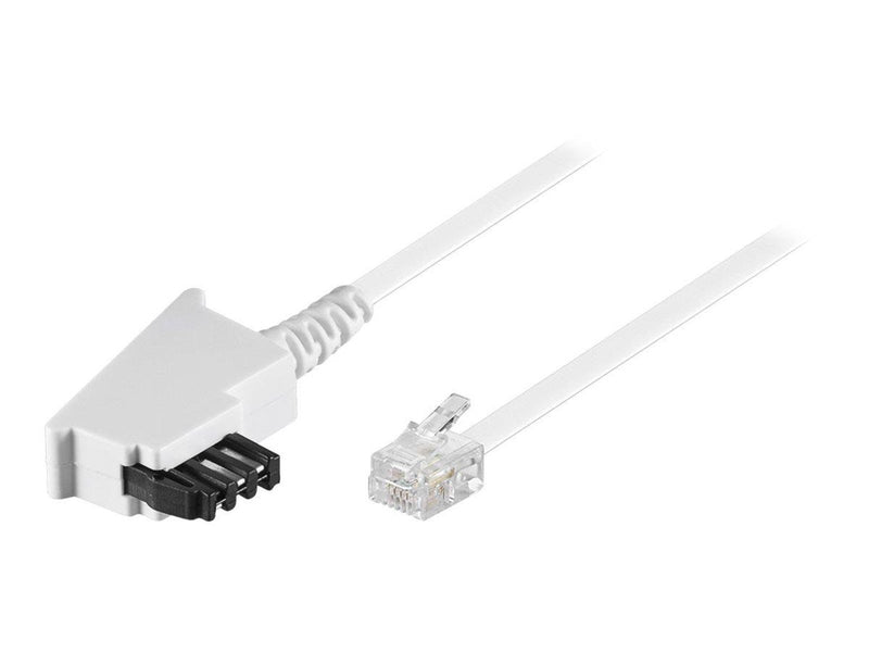 Pro TAE-F cable (universal Pin Out) white - Weiß - 6 meter