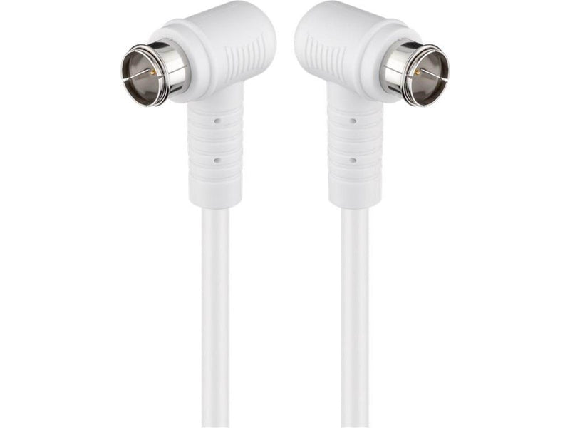 Pro Angled SAT antenna cable (80 dB) 2x shielded 3.5m