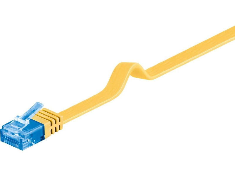 Pro CAT 6A U/UTP flat - Gelb - 3 meter