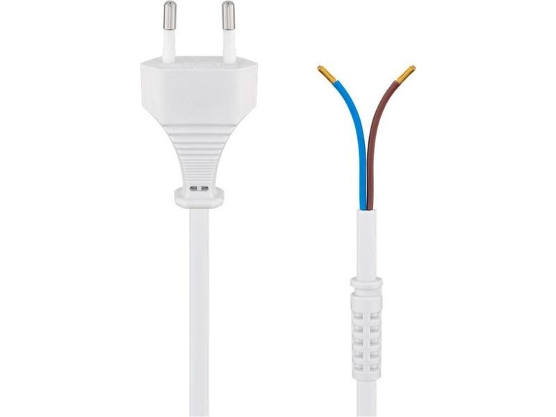 Pro Euro cord for assembly 1.5 m white