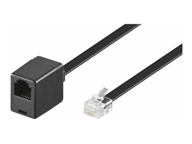 Pro Modular telephone extension cable - Schwarz - 3 meter