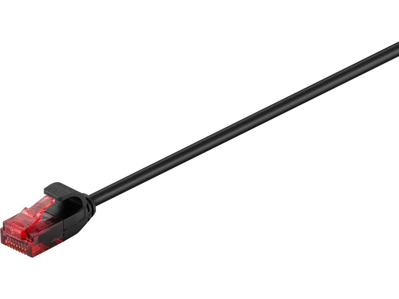 Pro LAN CAT 6 slim U/UTP - Schwarz - 2 meter