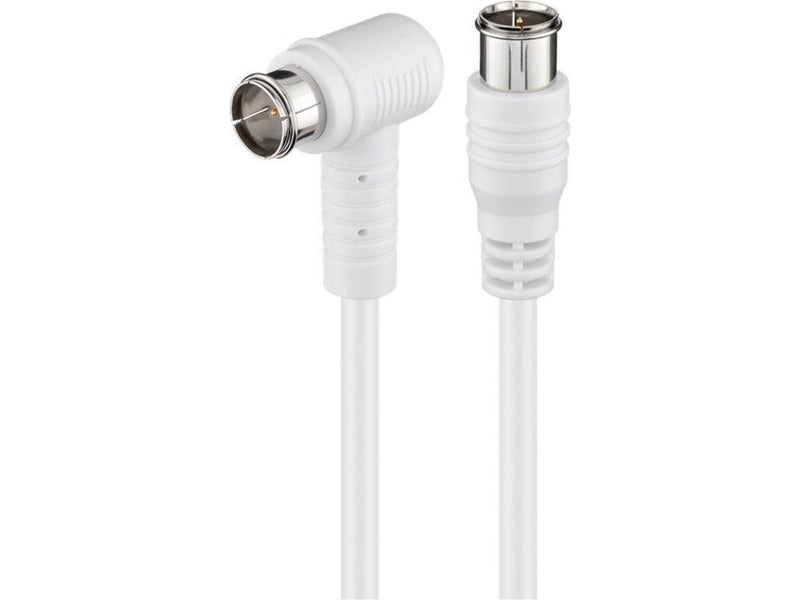 Pro Angled SAT antenna cable (80 dB) 2x shielded 3.5m