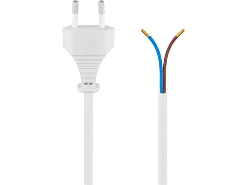 Pro Euro cord for assembly 1.5 m white