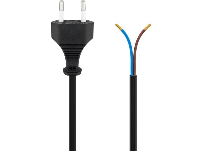 Pro Euro cord for assembly 1.5 m black