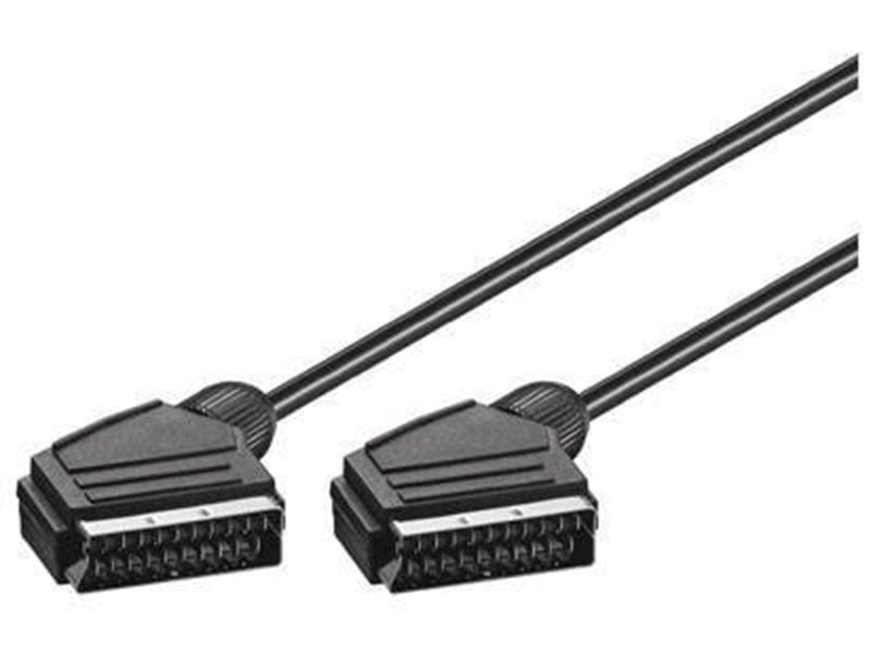 Pro Scart connection cable nickel plated ø 7 mm