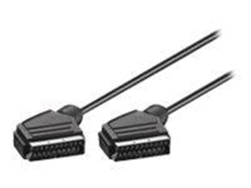 Pro Scart connection cable nickel plated ø 7 mm