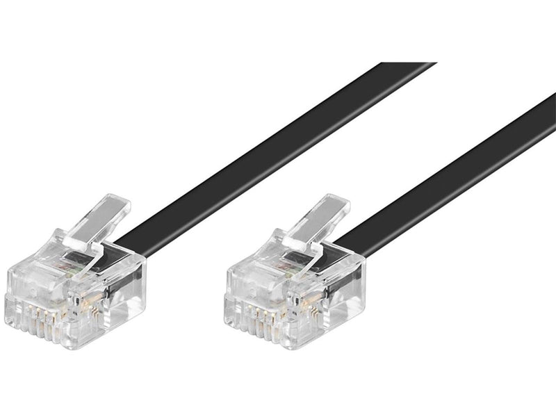 Pro Modular telephone cable - Schwarz - 6 meter