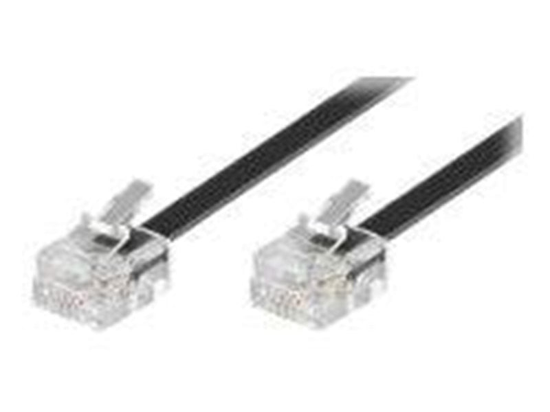 Pro Modular telephone cable - Schwarz - 6 meter