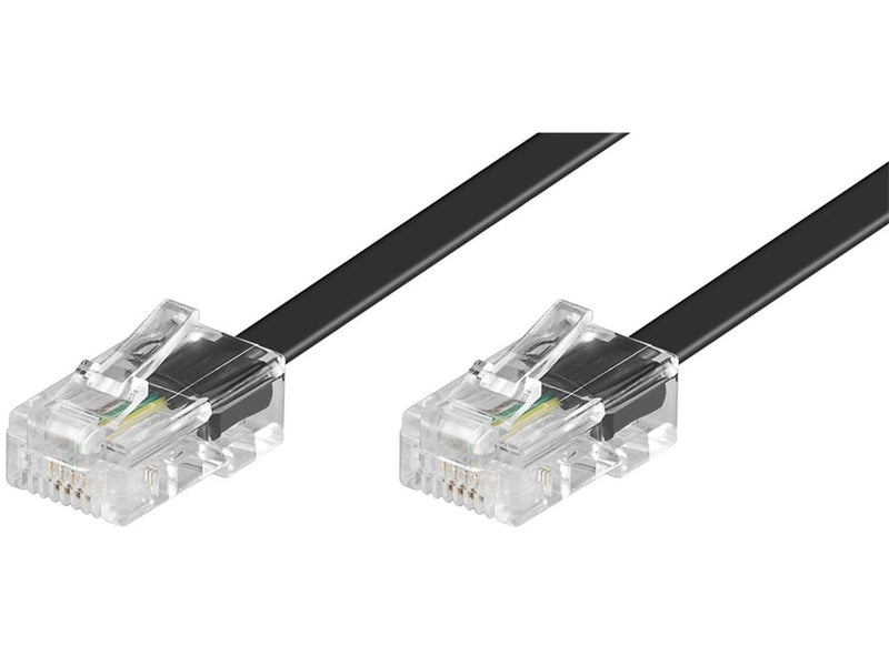 Pro ISDN modular cable - Schwarz - 6 meter