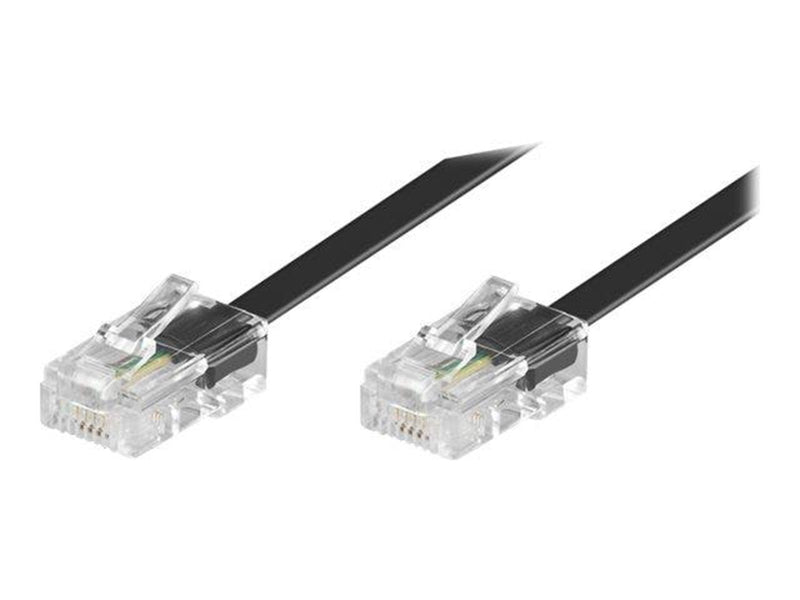 Pro ISDN modular cable - Schwarz - 6 meter
