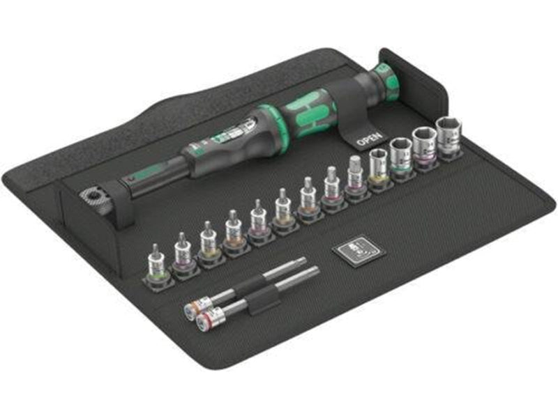 Wera Bicycle Set Torque 1 Torque Wrench Set - 16 piece