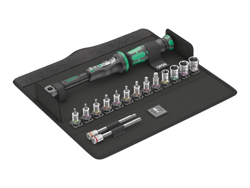 Wera Bicycle Set Torque 1 Torque Wrench Set - 16 piece