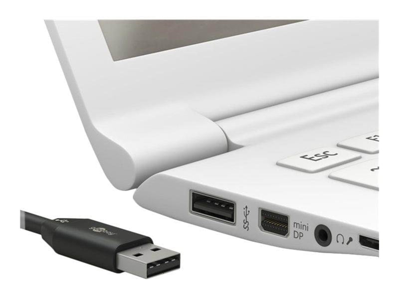 Pro USB-A - USB-C - 0.1m - Weiß
