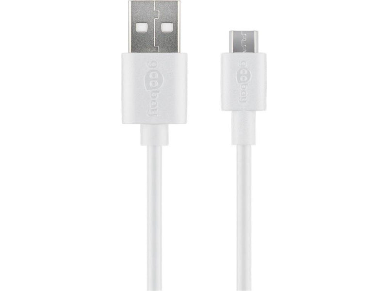Pro USB-A - USB Micro-B - 2m - Weiß