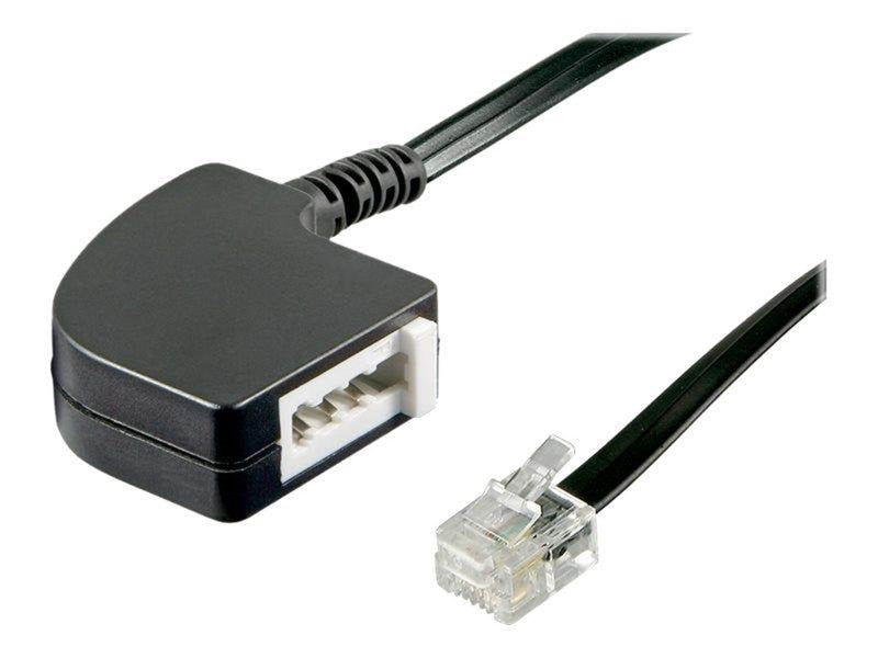 Pro TAE adapter - Schwarz - 0.2 meter