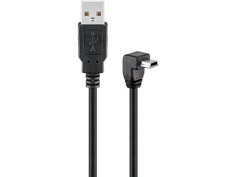 Pro USB 2.0 Hi-Speed cable 90° Black