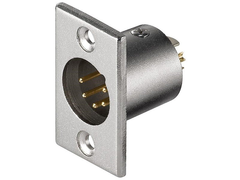 Pro Microphone chassis male socket 5 Pin