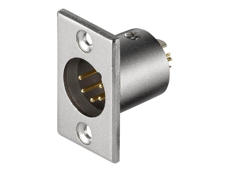 Pro Microphone chassis male socket 5 Pin
