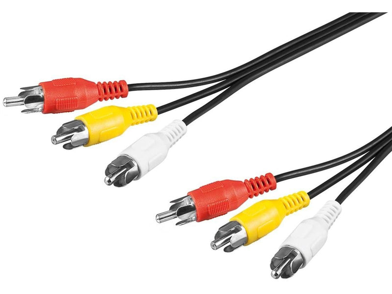 Pro Composite audio/video connector cable 3x RCA