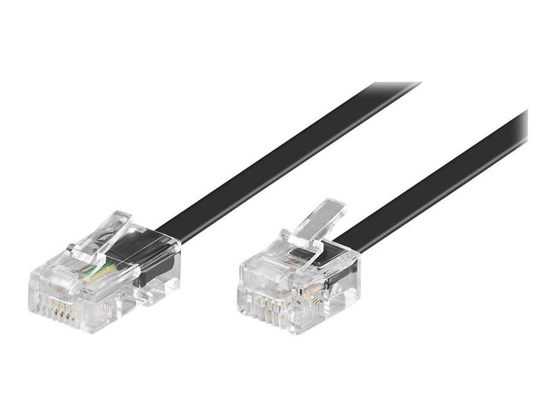 Pro Modular telephone cable - Schwarz - 3 meter