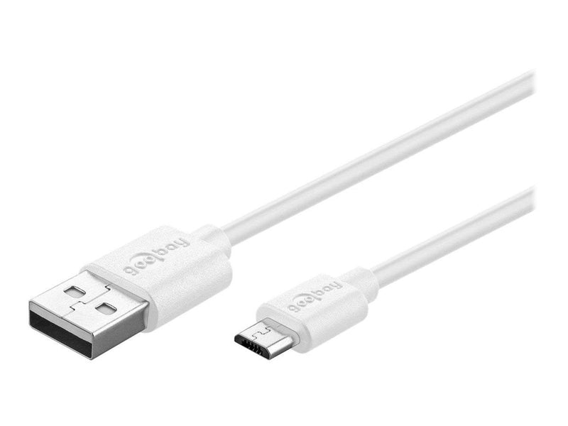 Pro USB-A - USB Micro-B - 1m - Weiß